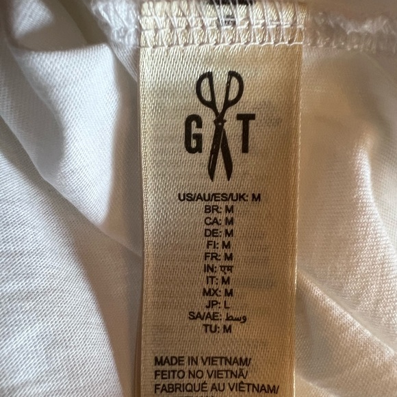 NWT Goodthreads Crewneck Pocket T-Shirt, White, Medium - Picture 4 of 4